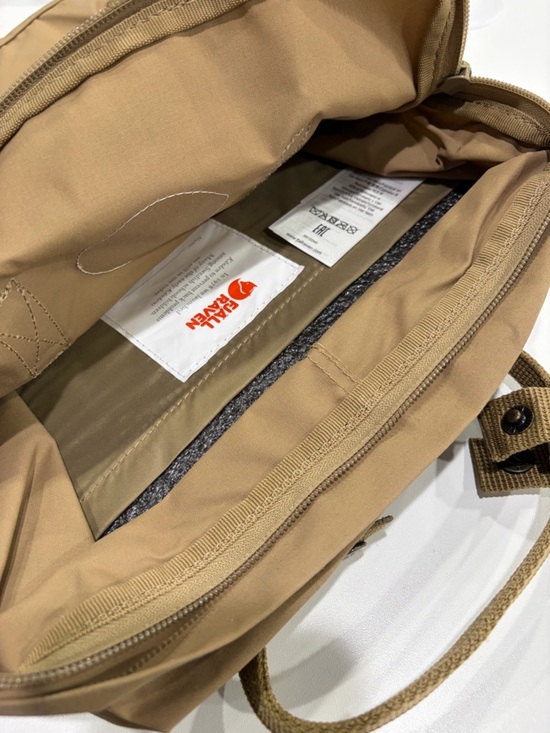 Fjallraven Kanken Backpack Daypack Adult 16L Convertible Bag NWT Tan Clay main image 8